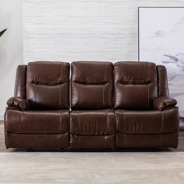 Crosslin leather power reclining online loveseat with power headrests